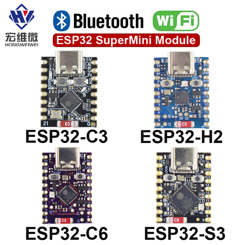 Esp32 Devkit - シングルコア開発ボードモジュール,ESP32-S3, ESP32-C3, ESP32-H2, ESP32-C6,wi-fi,bt,bluetoothモジュール