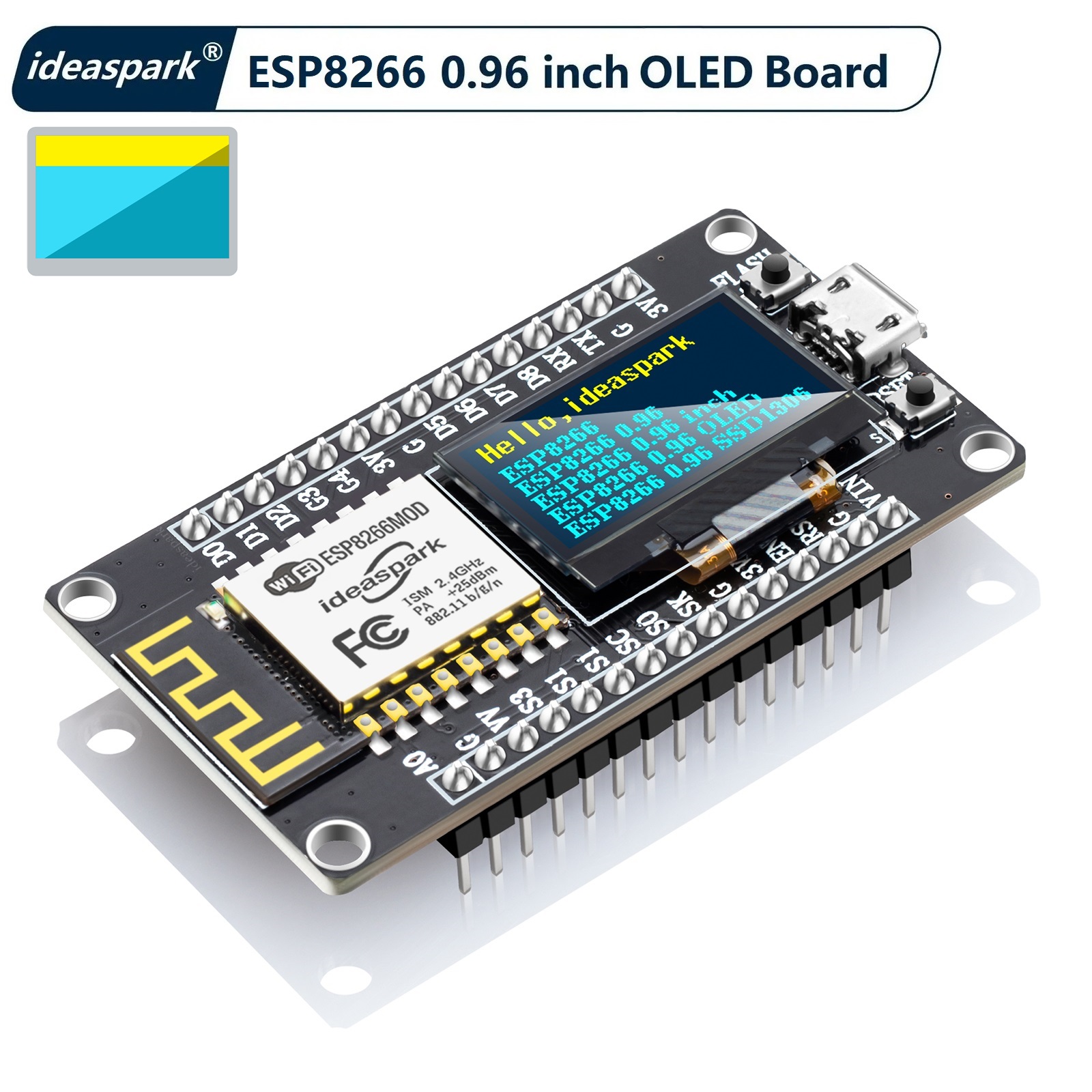 Esp8266 Nodemcu - NodeMCU ESP8266 開発ボード、0.96 インチ OLED ディスプレイ、CH-340、ESP-12E