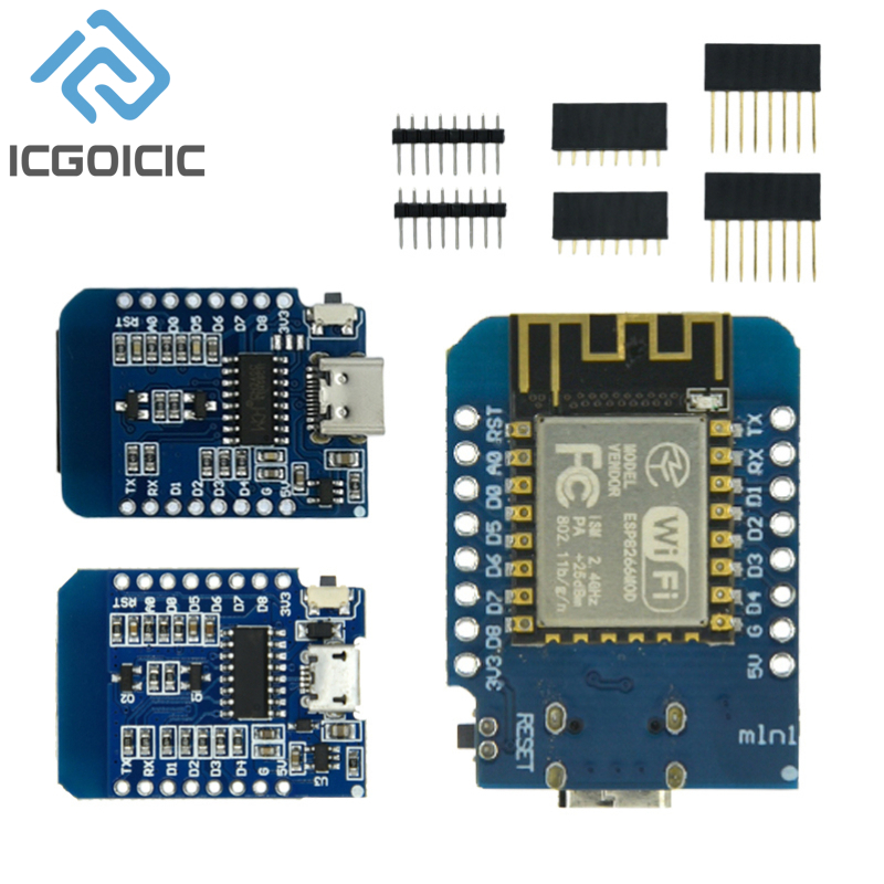 Esp8266 Nodemcu - Mini-nodemcu d1開発ボード,4mバイト,wifi,lua,モノのインターネット,ベースのesp8266,wemos