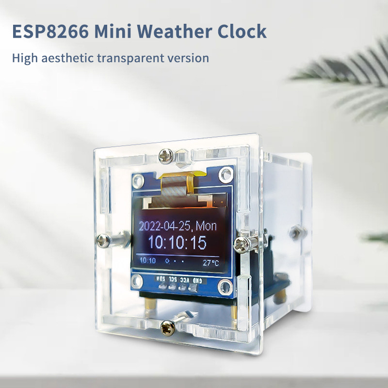 ESP8266 ミニ天気時計キット DIY はんだ付けプロジ - Esp8266 のレビューと価格
