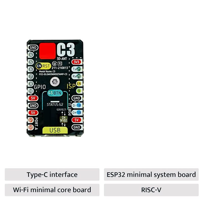 AS95-ESP32-C3 開発ボード M5stamp C3 - Esp32 C3 のレビューと価格