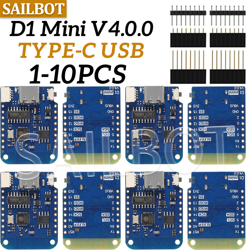 1-10 個 WeMos D1 ミニ ESP8266 WIF - Esp8266 Nodemcu のレビューと価格