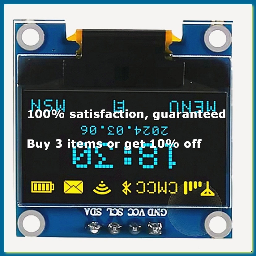 0.96 インチ OLED ディスプレイ画面モジュール I2 - Esp8266 のレビューと価格