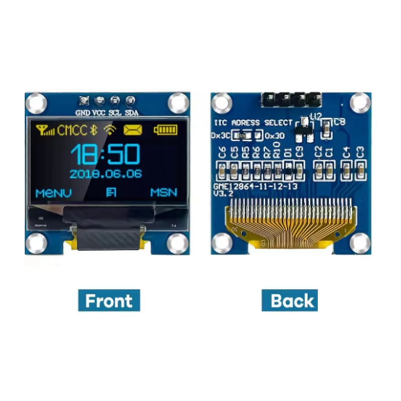 0.96 インチ OLED ディスプレイ画面モジュール I2 - Esp8266 のレビューと価格