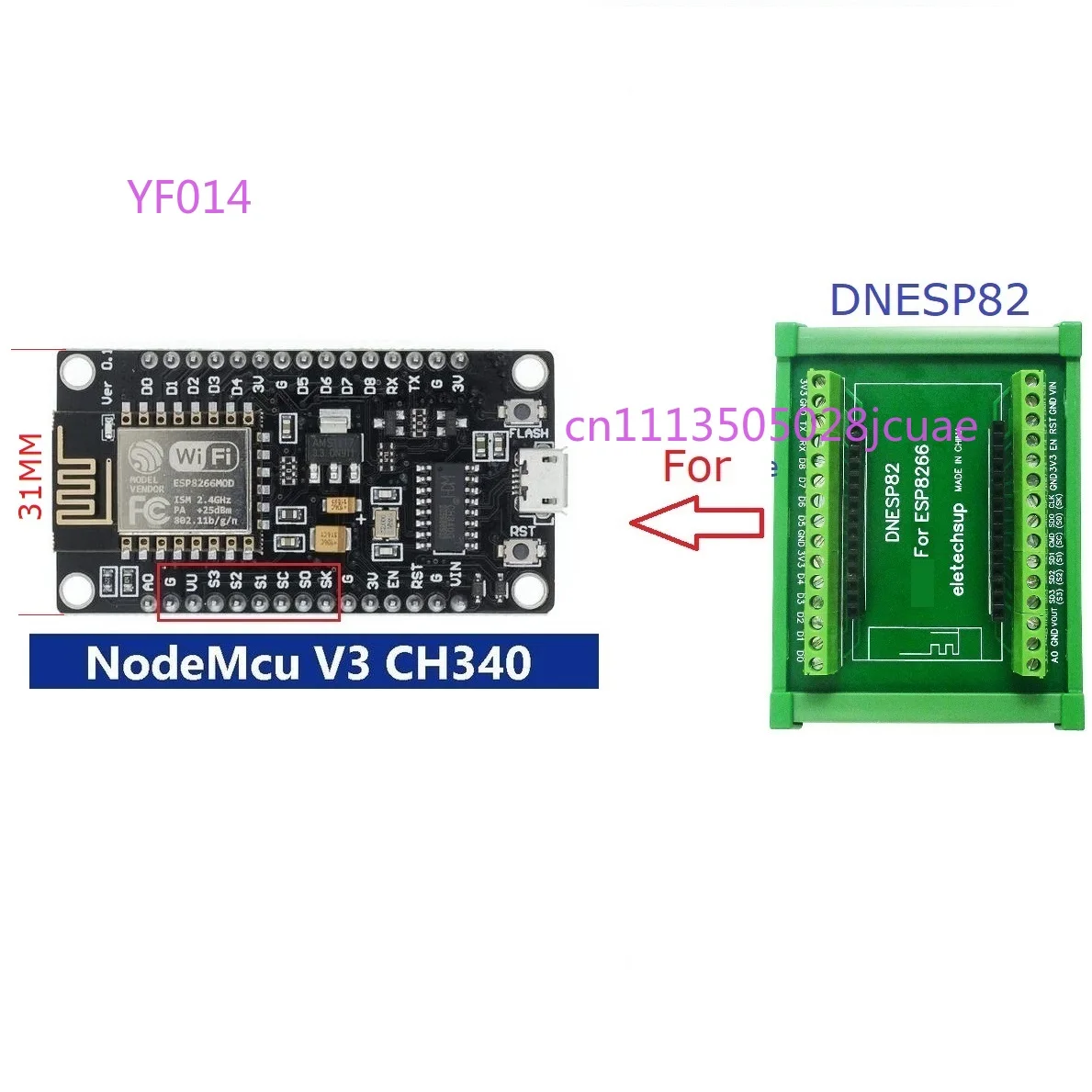 ESP8266 NodeMcu WiFiモジュール Ardu - Esp8266 Nodemcu のレビューと価格