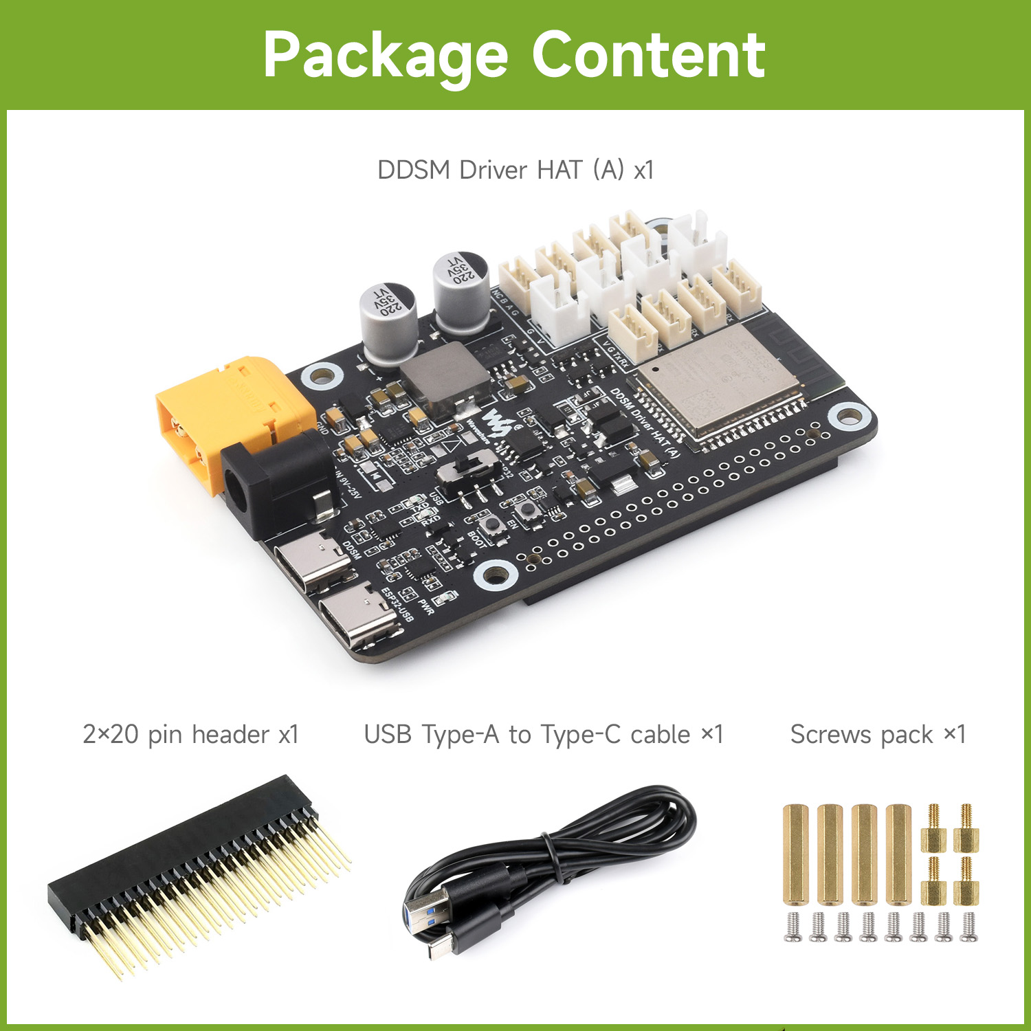 Waveshare ダイレクトドライブサーボモータードライバ - Esp32 Uart Module のレビューと価格